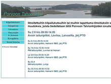Tablet Screenshot of porvoon-talvionkijat.com